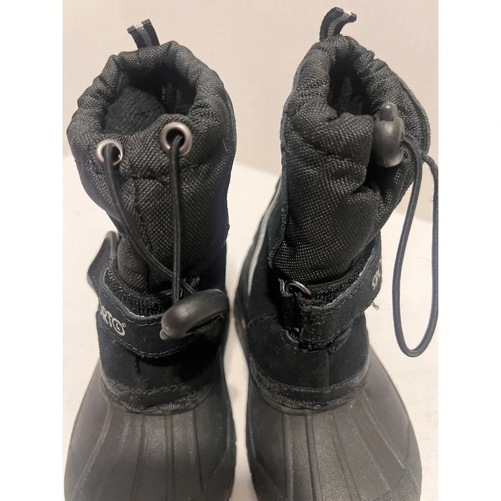 SPORTO Toddler Baby Kids Size 5 Shoes Boots Snow Rain Tall with Cinch